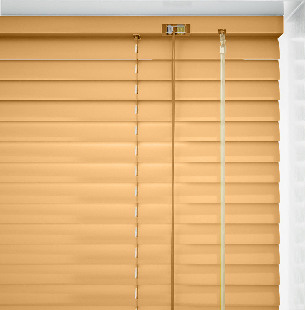 Soft Orange Metal Venetian Blind - 25mm