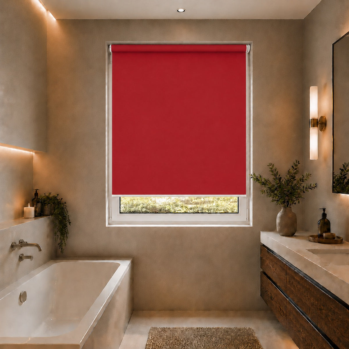 Palette Redcurrant Roller Blind