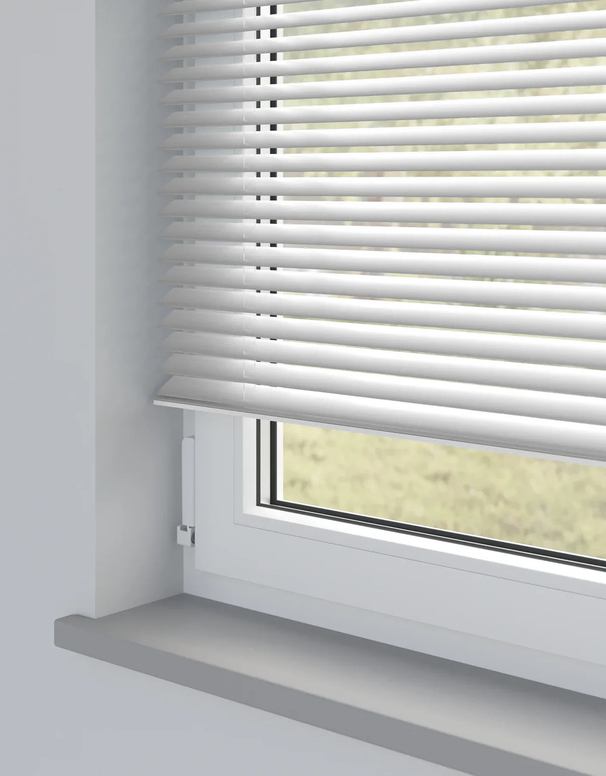 Glacier Metal Venetian Blind - 25mm