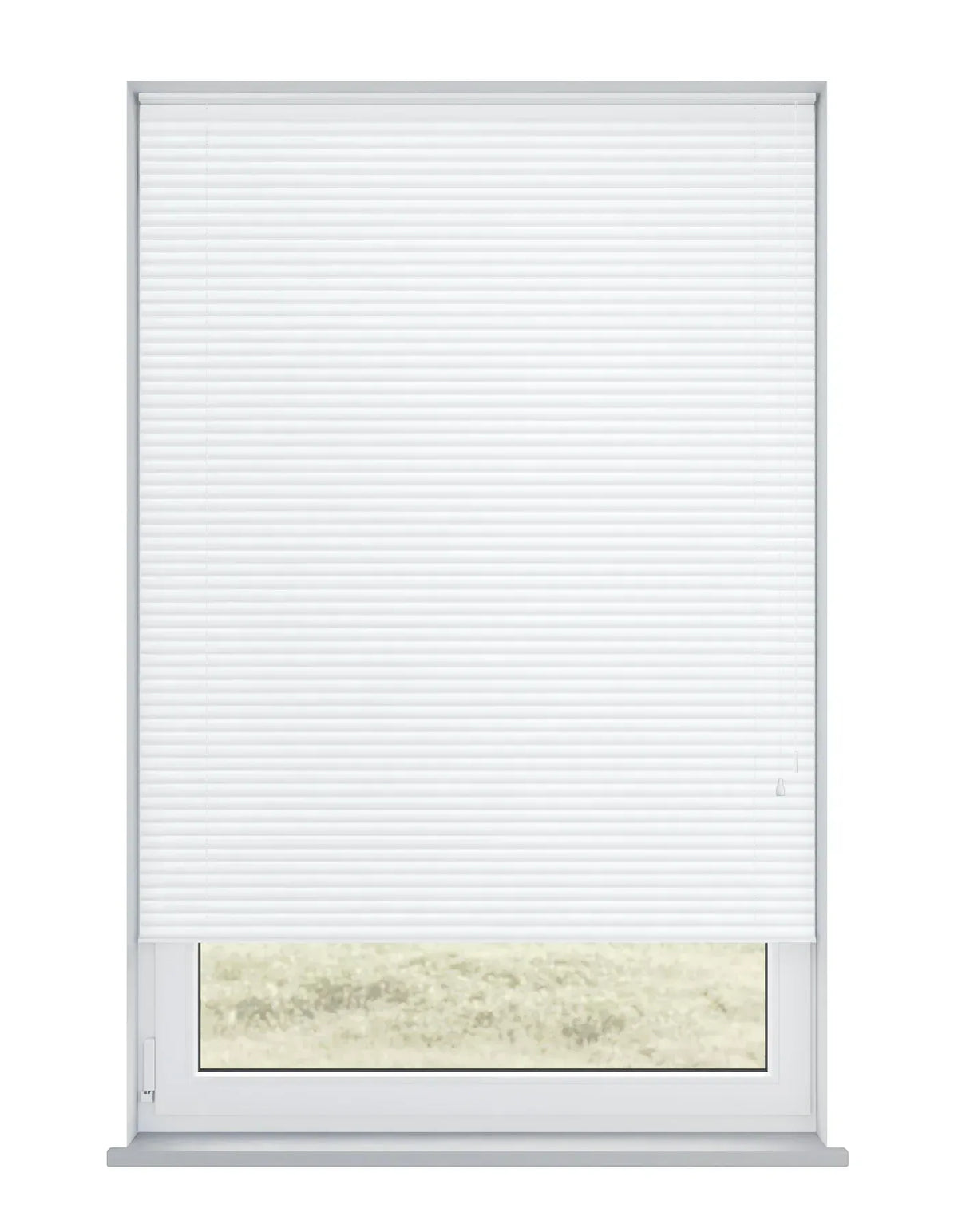 Gloss White Metal Venetian Blind - 25mm