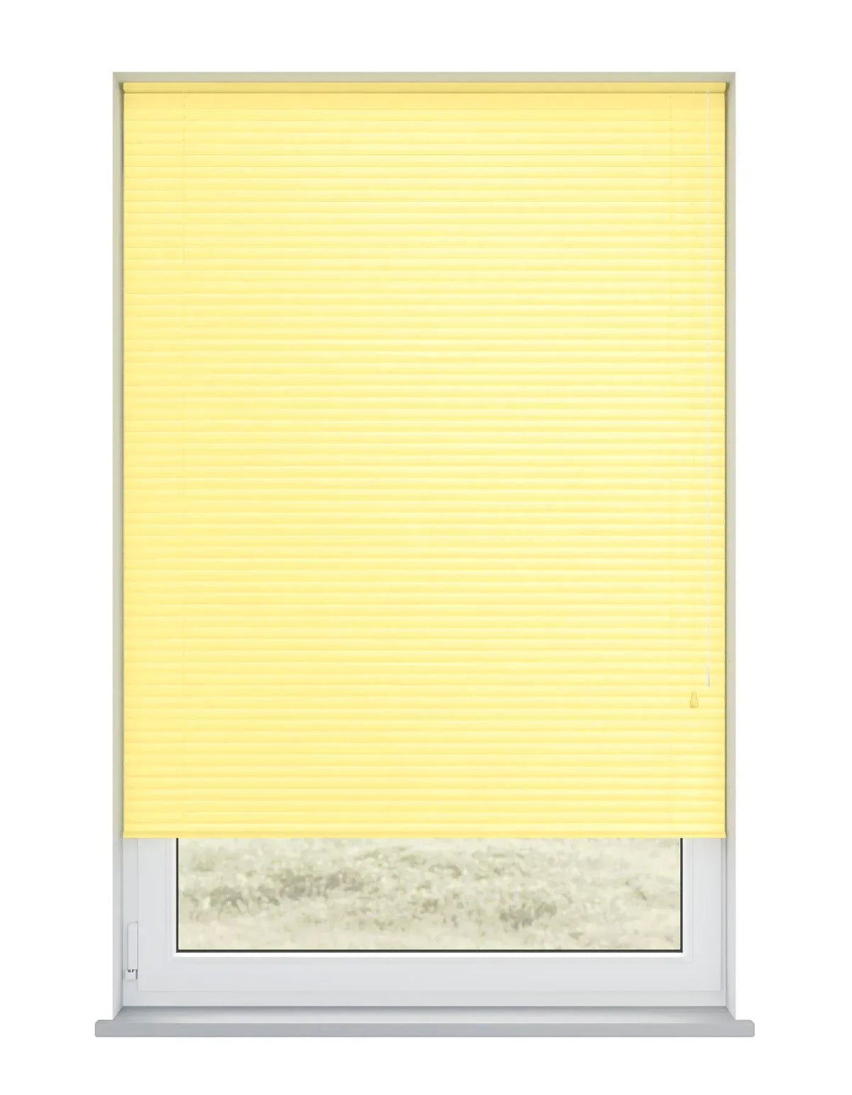 Golden Yellow Metal Venetian Blind