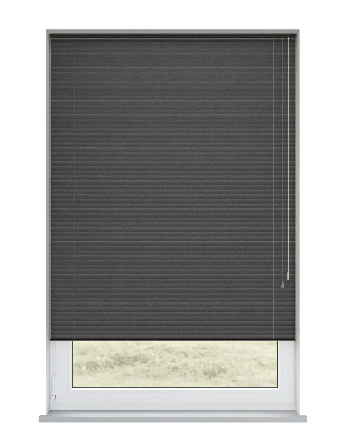 Graphite Metal Venetian Blind - 25mm