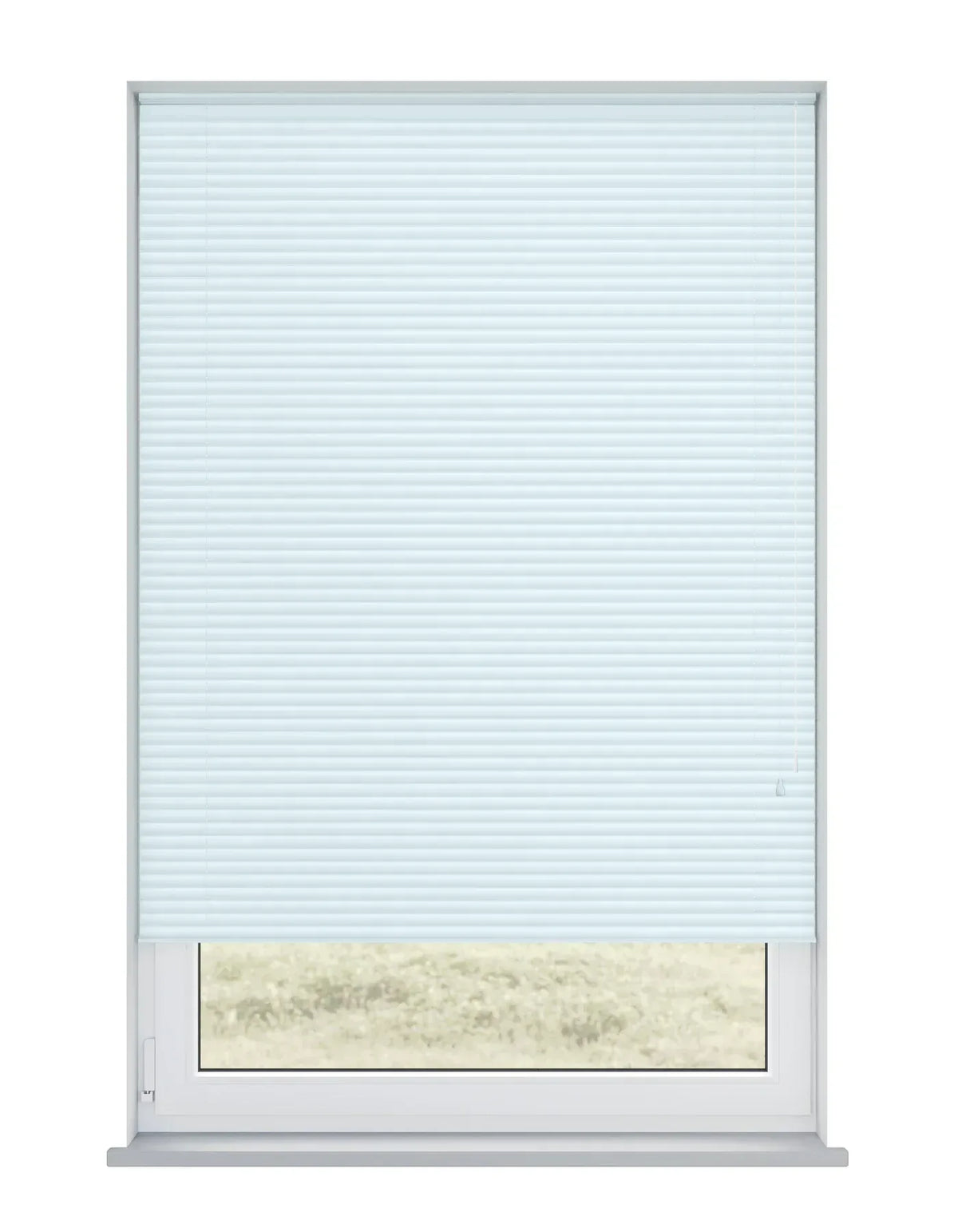 Ice Blue Metal Venetian Blind - 25mm