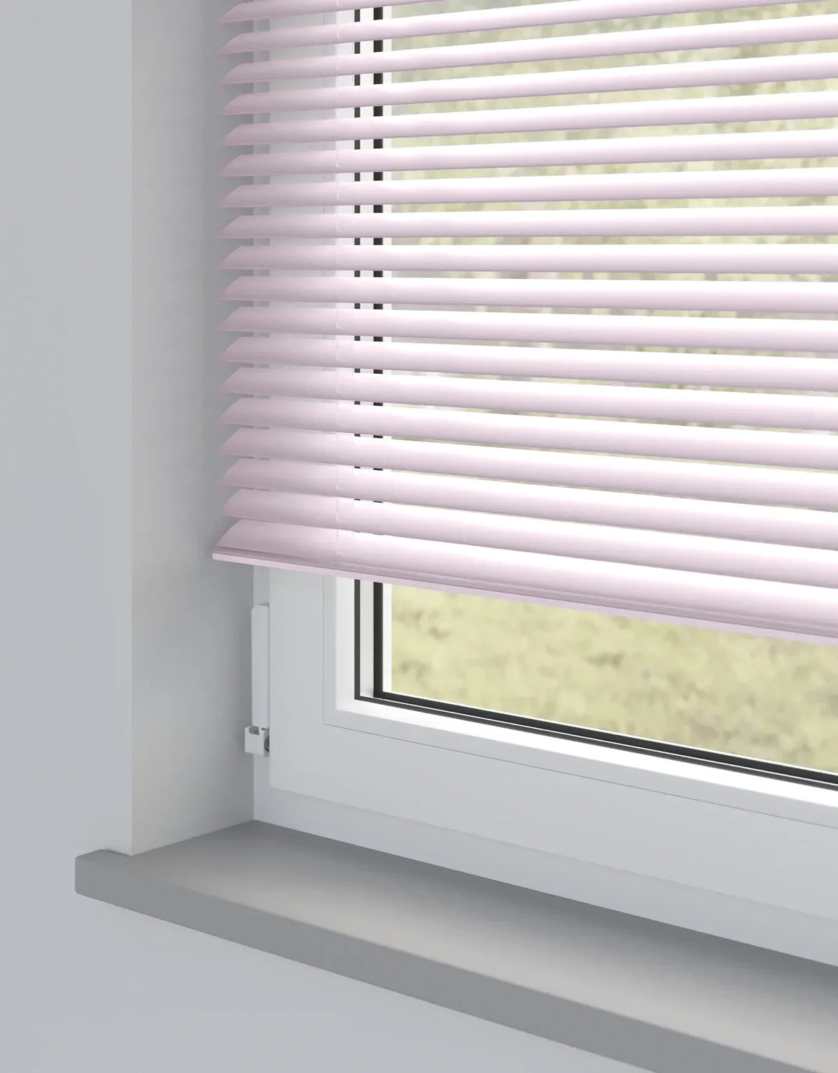 Ice Pink Metal Venetian Blind - 25mm