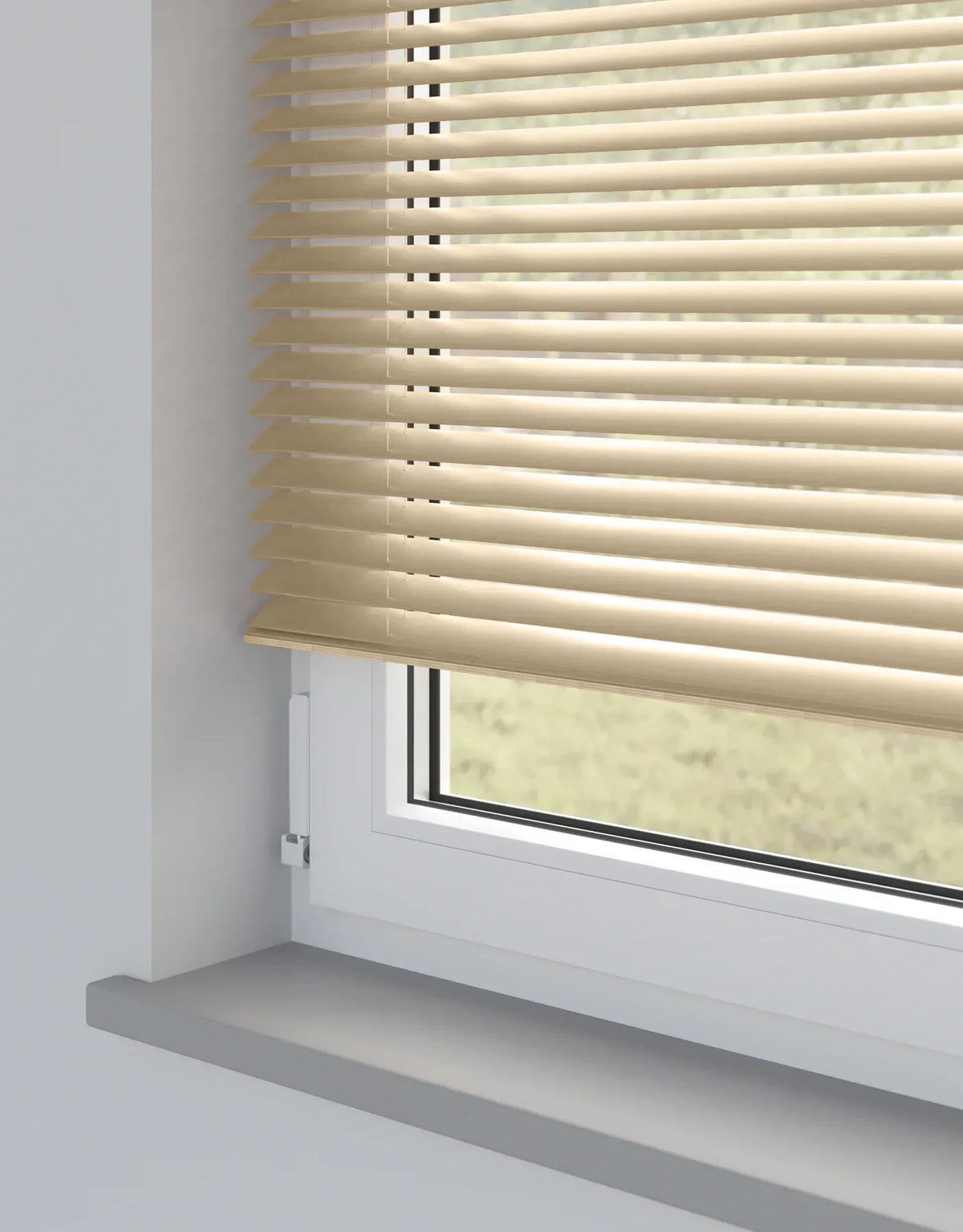 Latte Metal Venetian Blind - 25mm