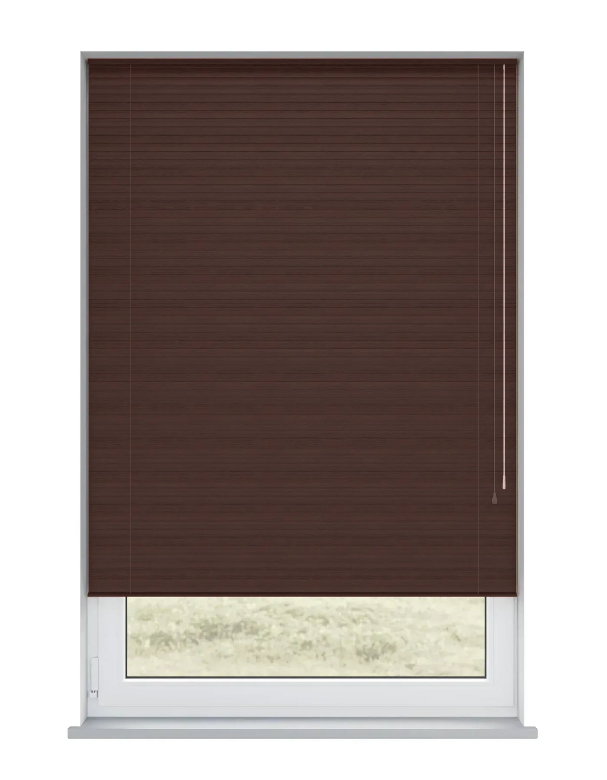 Mahogany Metal Venetian Blind - 25mm