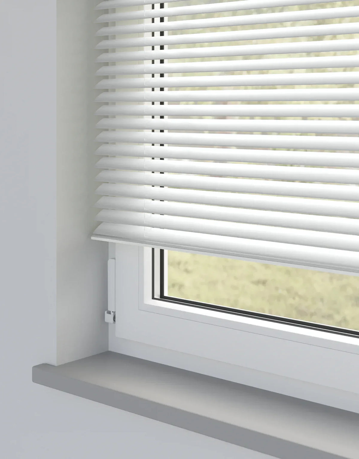 Mint Cream Metal Venetian Blind - 25mm