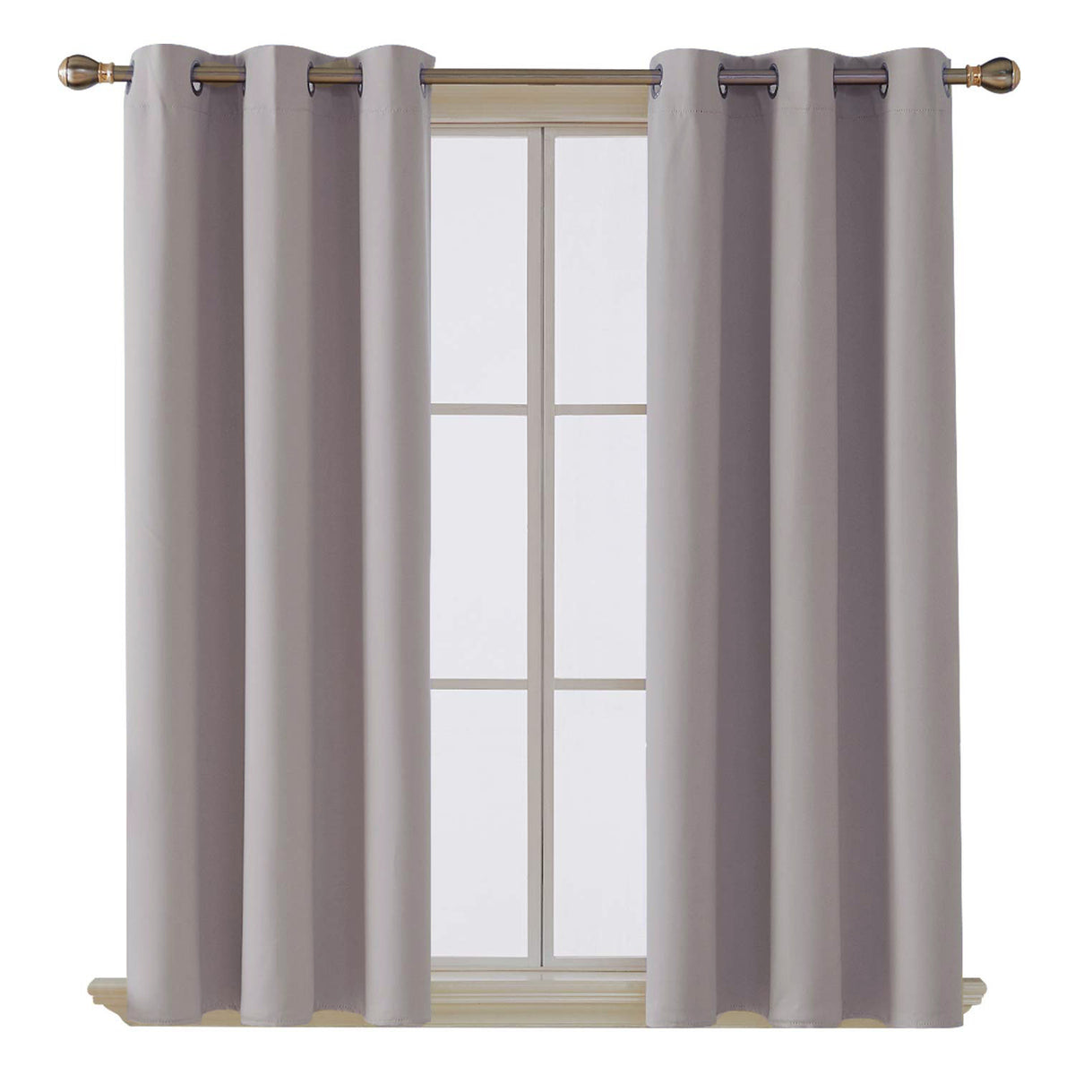 Home Essentials Blackout EyeletWhite Curtain