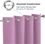 Home Essentials Blackout EyeletPink Curtain