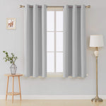 Home Essentials Blackout EyeletGrey Curtain