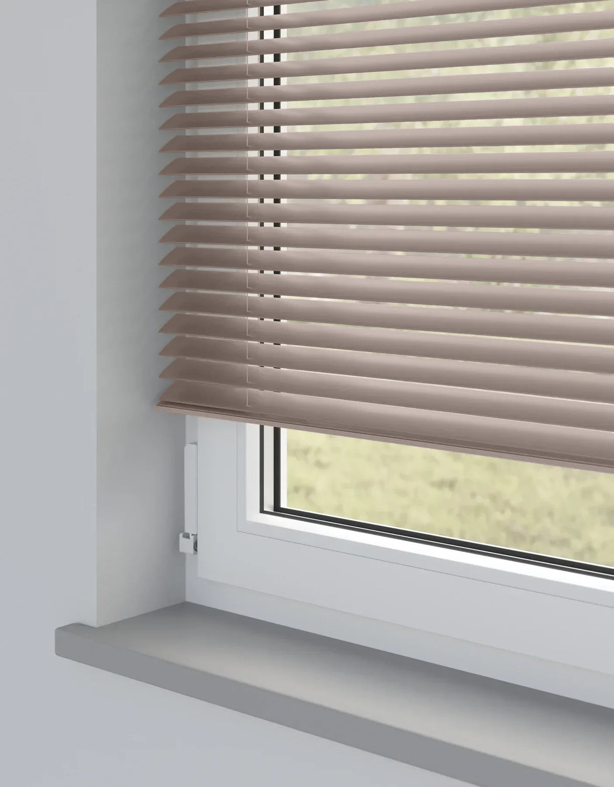 Mushroom Metal Venetian Blind - 25mm
