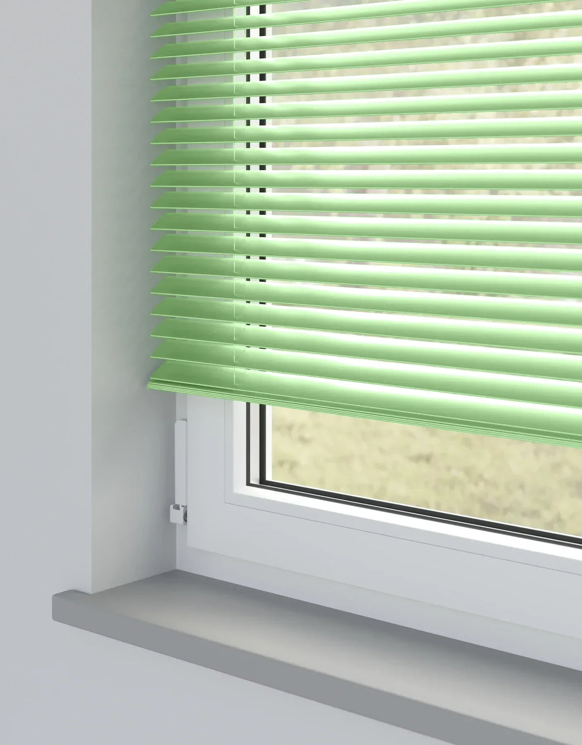 Pistachio Metal Venetian Blind - 25mm