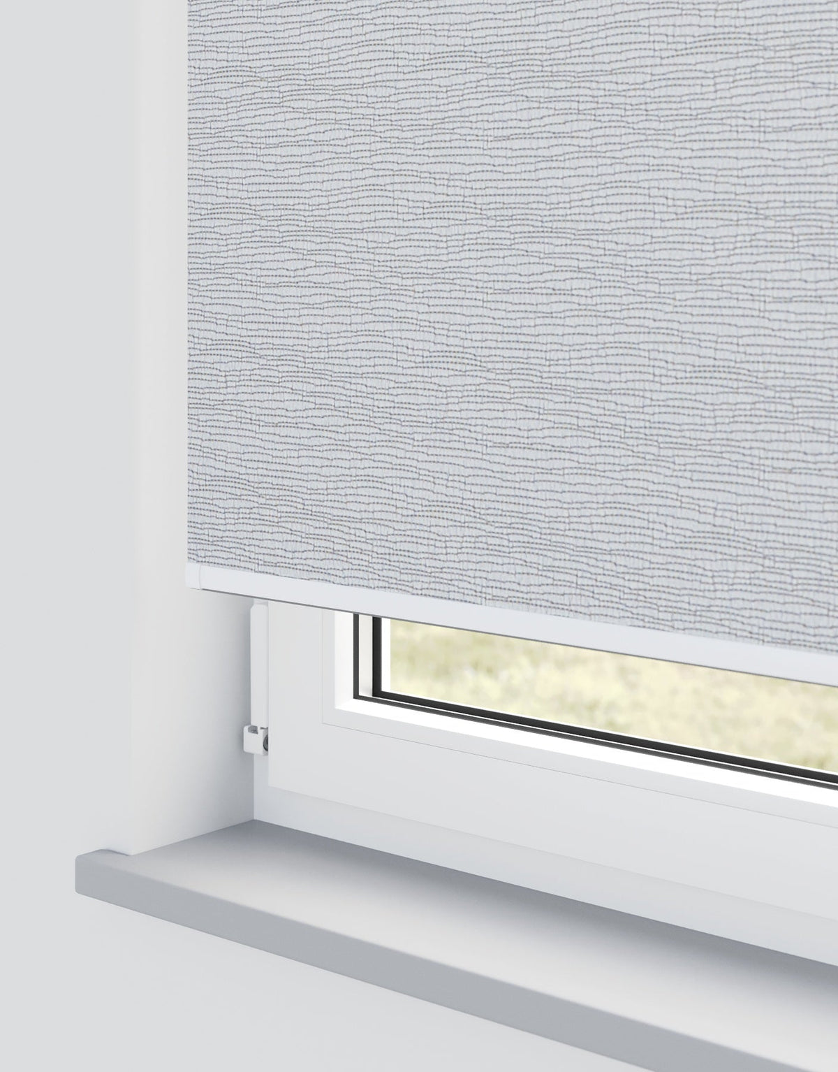 Alta Silver Electrical Roller Blind