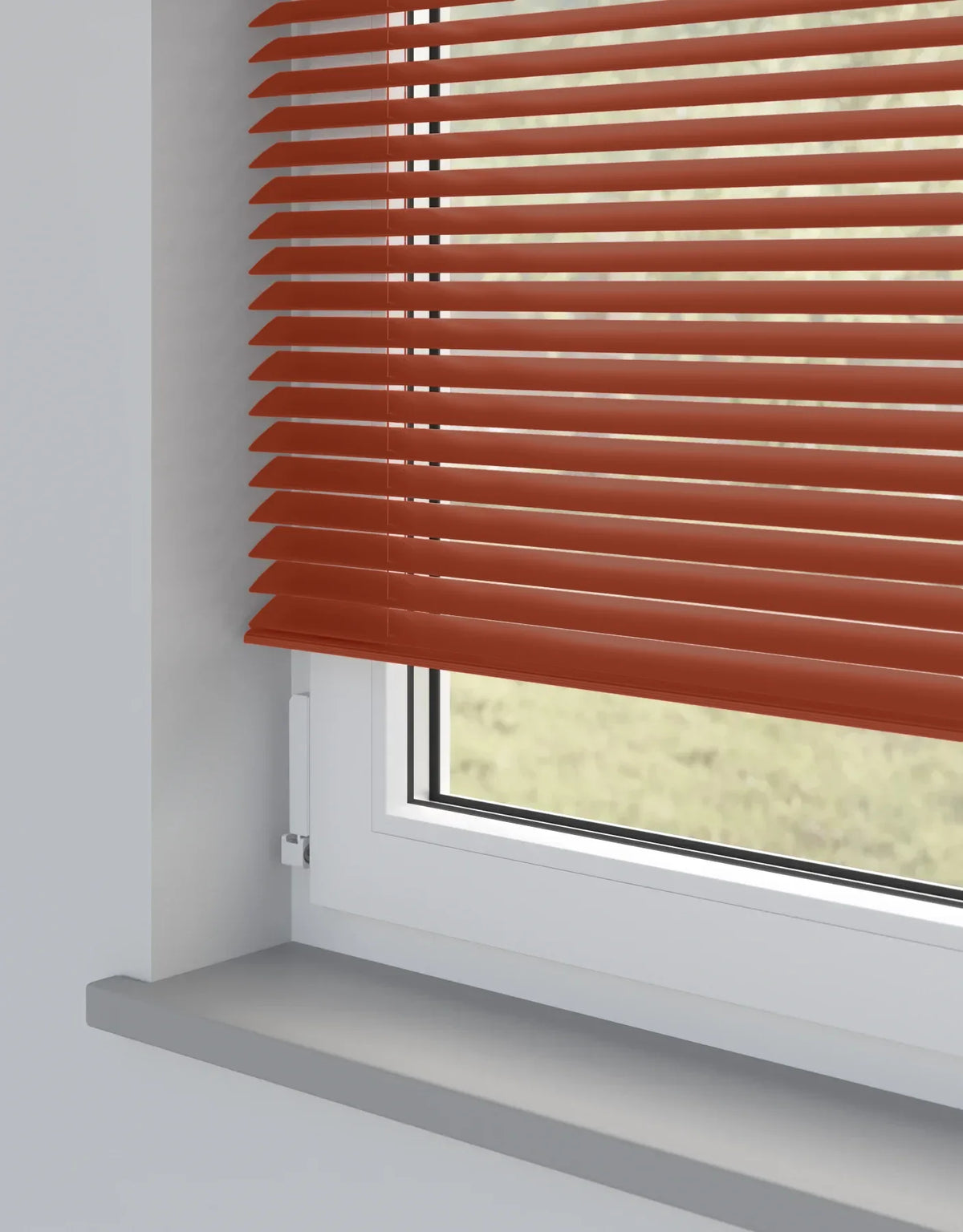 Russet Metal Venetian Blind