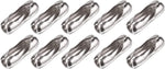 3 Meter Silver Beaded Pull Chain Extension with Connector for Ceiling Light Fan