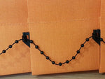 REPLACEMENT 3.5 VERTICAL BLINDS - BLACK BOTTOM WEIGHTS SPARES PART BLIND PARTS