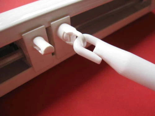 VERTICAL BLIND OPERATING ROD WAND STICK - REPLACEMENT HOOK ONLY- WHITE