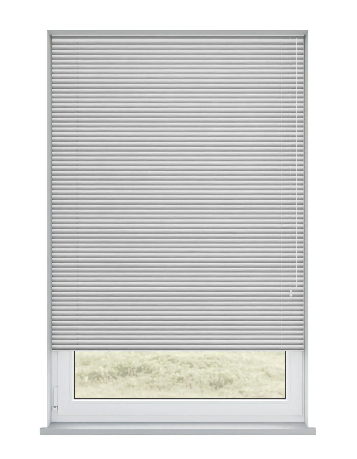 Silver Lustre Metal Venetian Blind