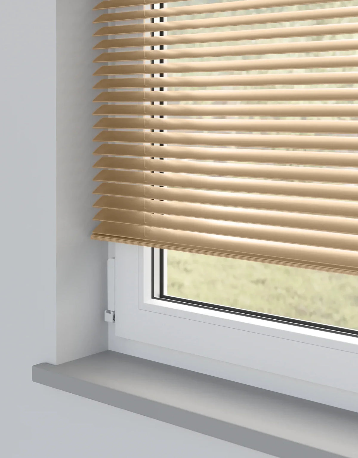 Soft Brown Metal Venetian Blind