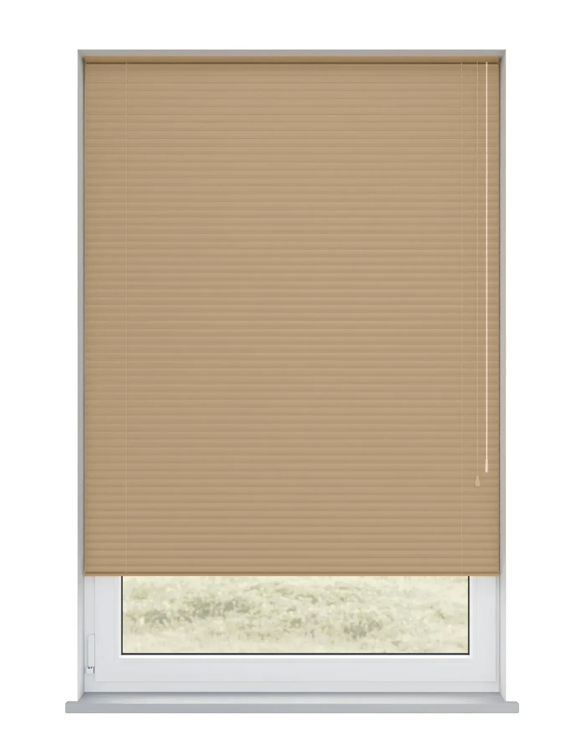 Soft Brown Metal Venetian Blind