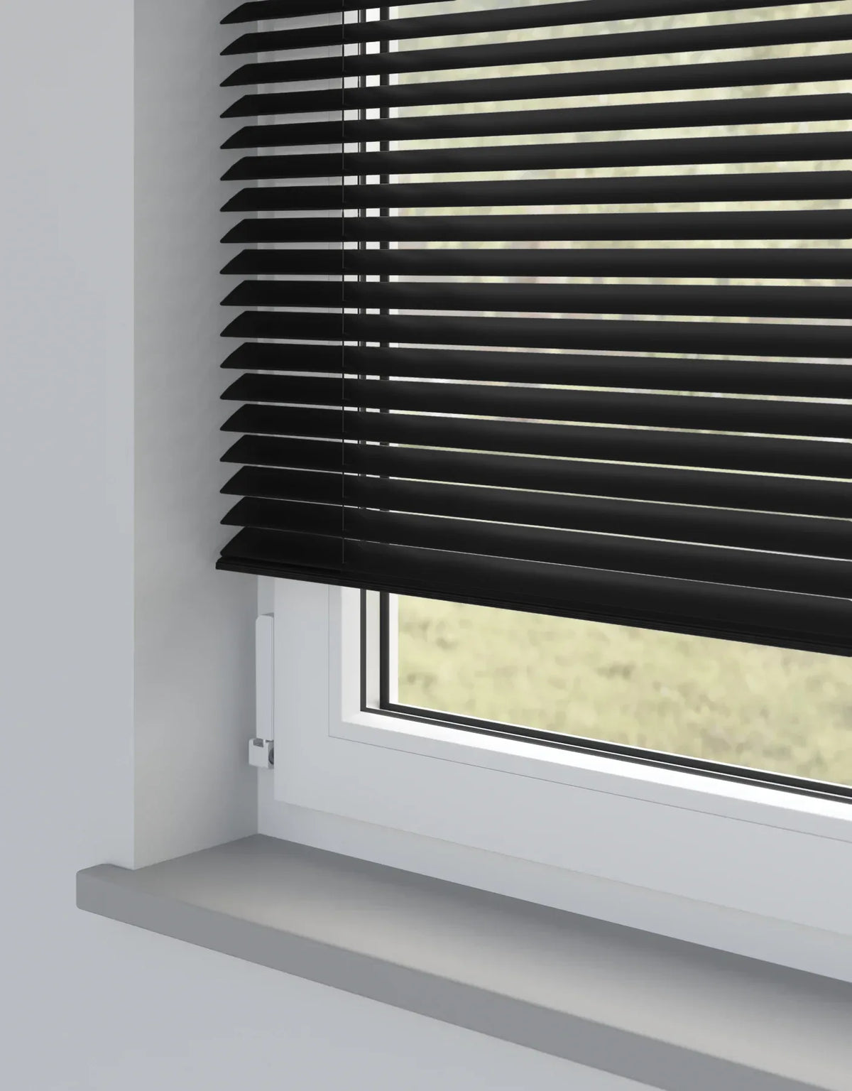 Sparkle Black Metal Venetian Blind - 25mm