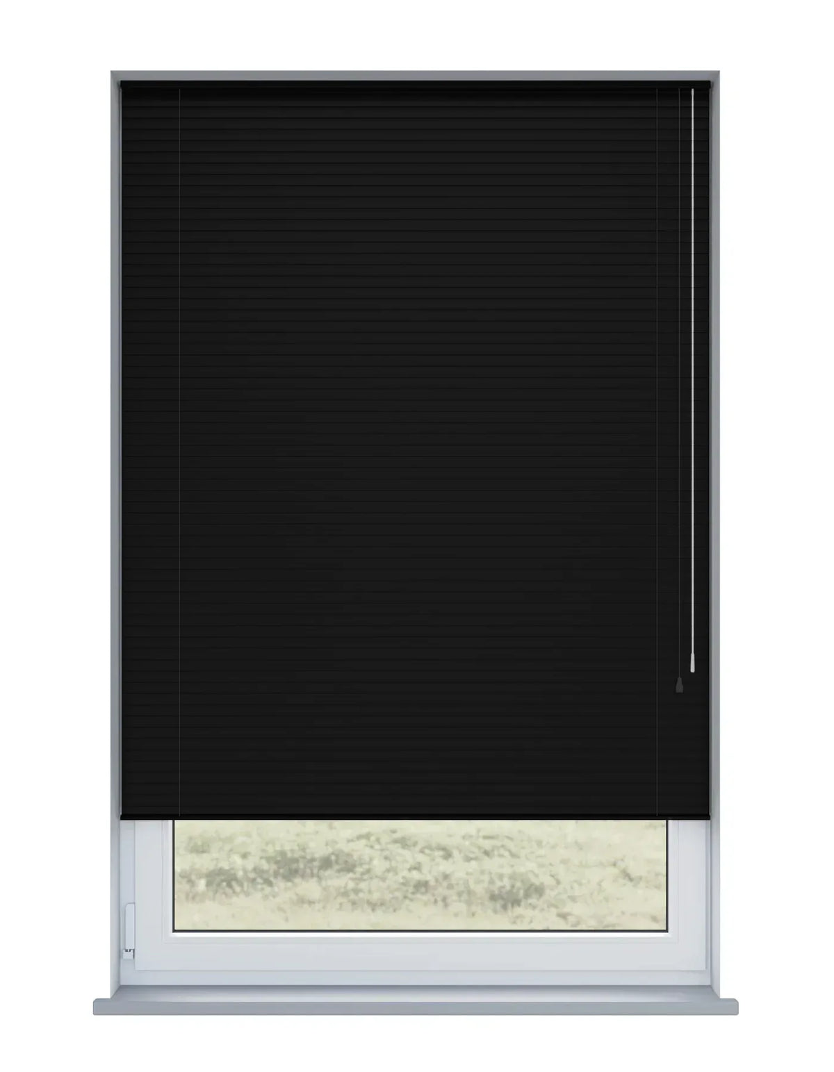 Sparkle Black Metal Venetian Blind - 25mm