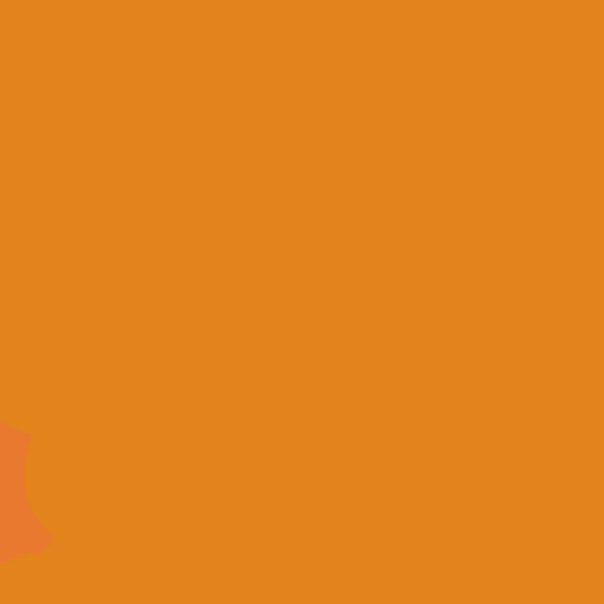 Perfect Fit No Drill Metal Blind - Orange - 25mm