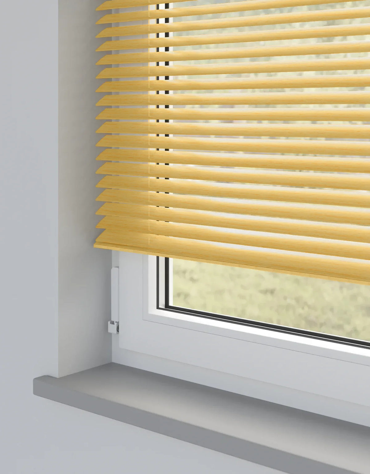 Sugar Maple Metal Venetian Blind