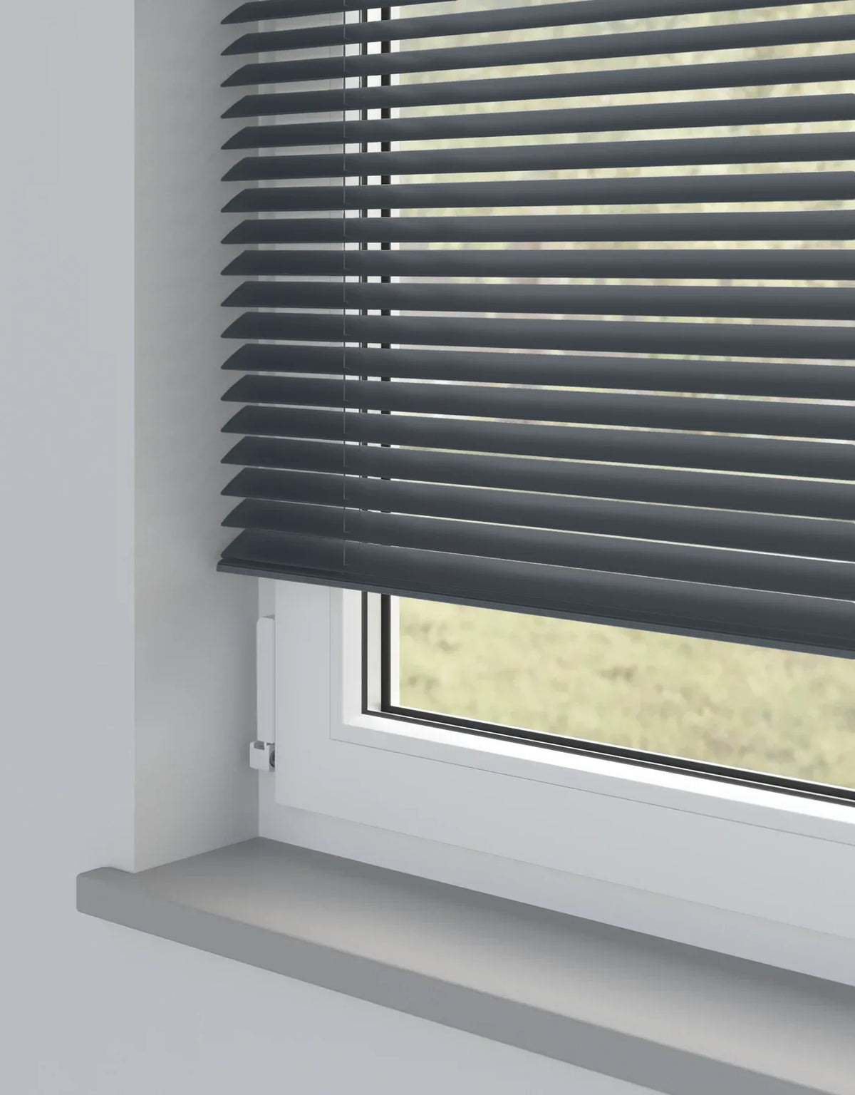 Twilight Grey Metal Venetian Blind - 25mm