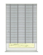 AquawoodGrey FauxWooden Blind With Tape - 50mm