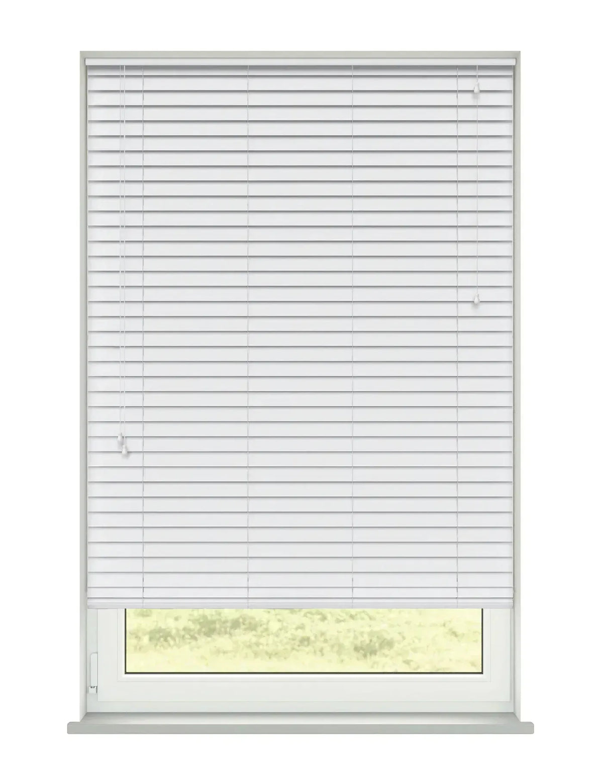 Urban Lily White Faux Wooden Blind - 50mm