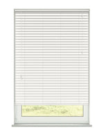Essence Glow White Faux Wooden Blind - 50mm