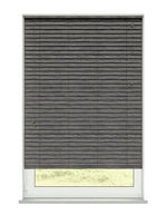 Expressions Raven Black Faux Wooden Blind - 50mm
