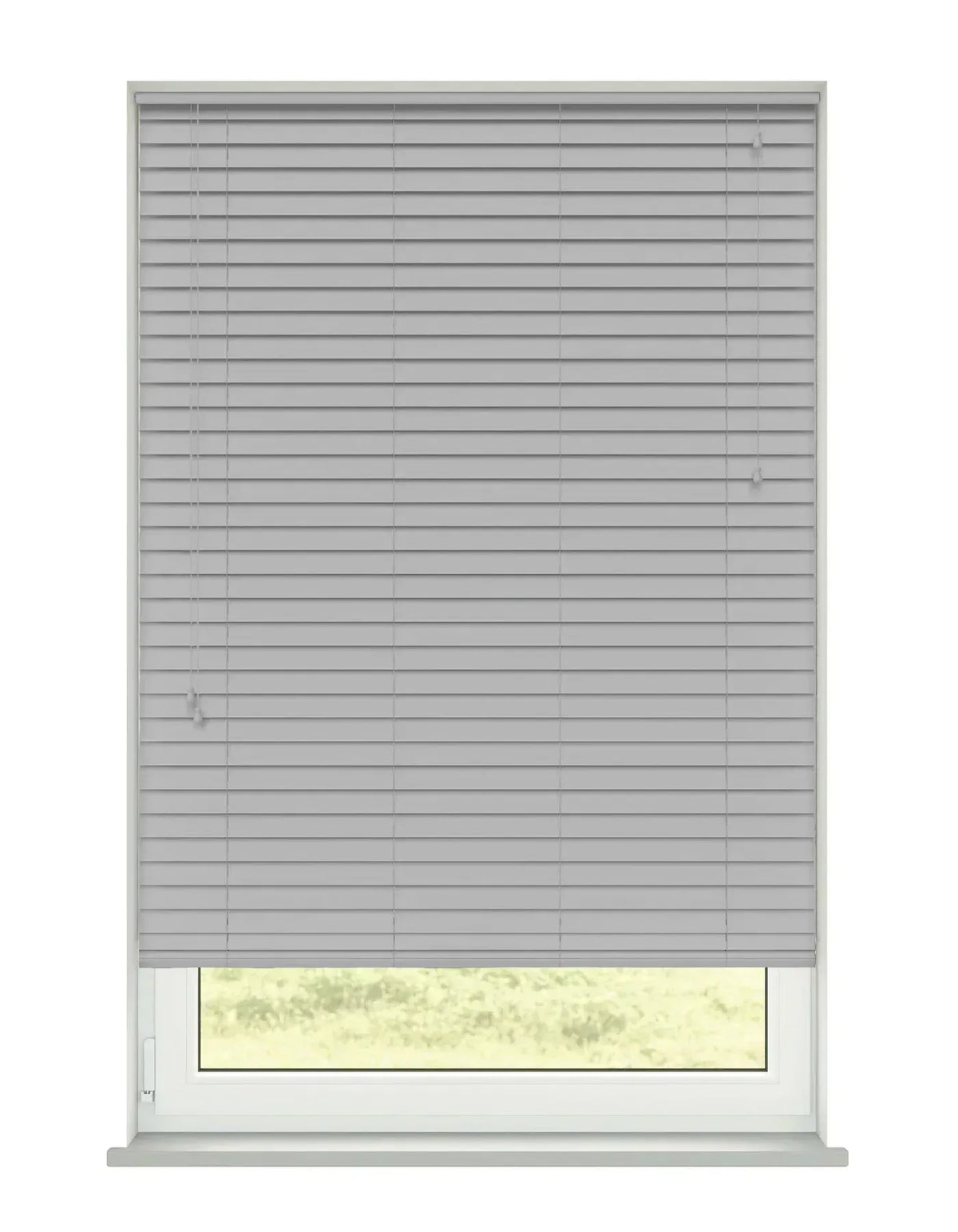 Expressions Misty Grey Faux Wooden Blind - 50mm