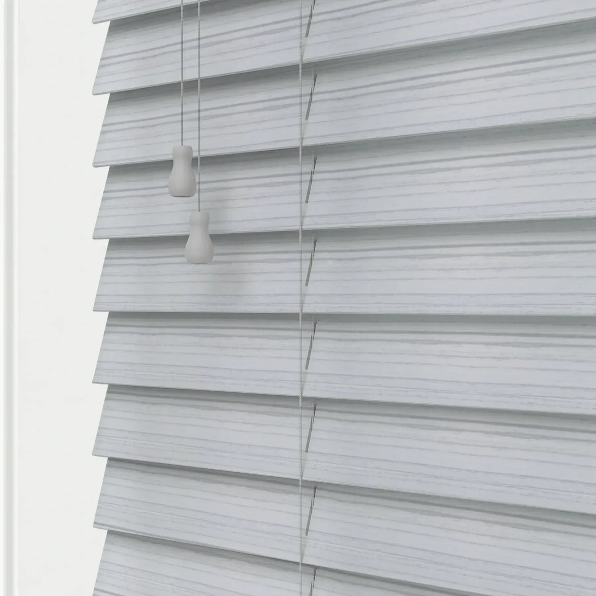 Aquawood Nigra Faux Wooden Blind - 50mm
