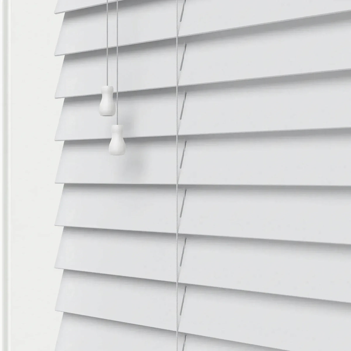 Urban Lily White Faux Wooden Blind - 50mm