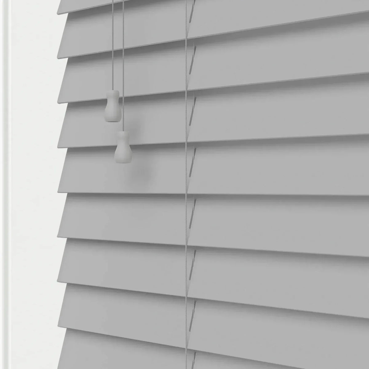 Expressions Misty Grey Faux Wooden Blind - 50mm