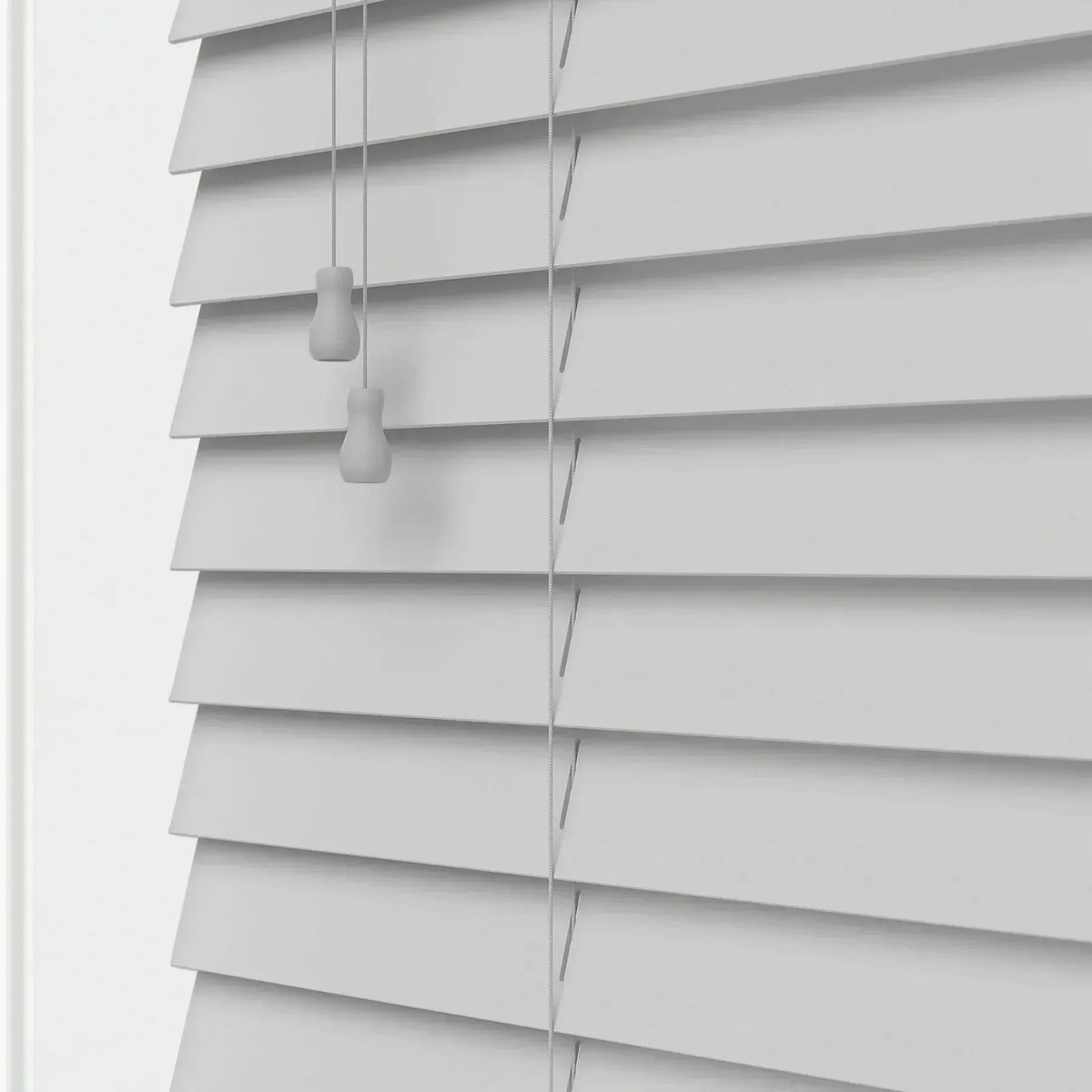 Urban Pewter Faux Wooden Blind - 50mm