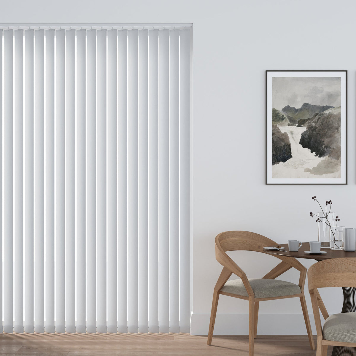 Banlight Duo Fr Bright White Vertical Replacement Blind Slat