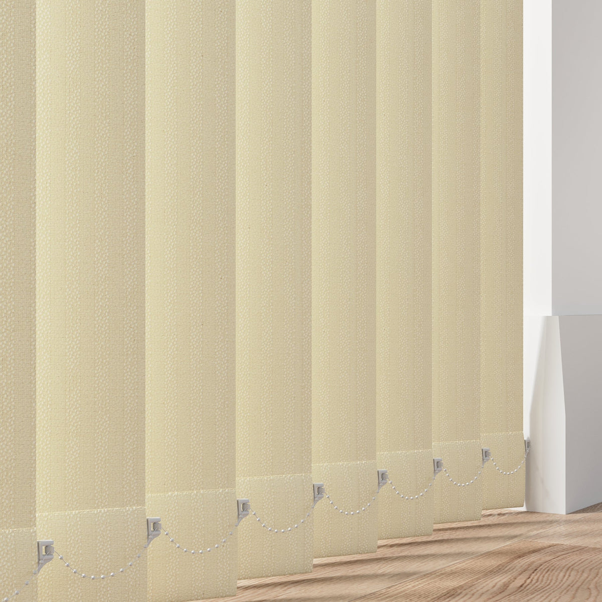Corsica Ivory Vertical Replacement Blind Slat
