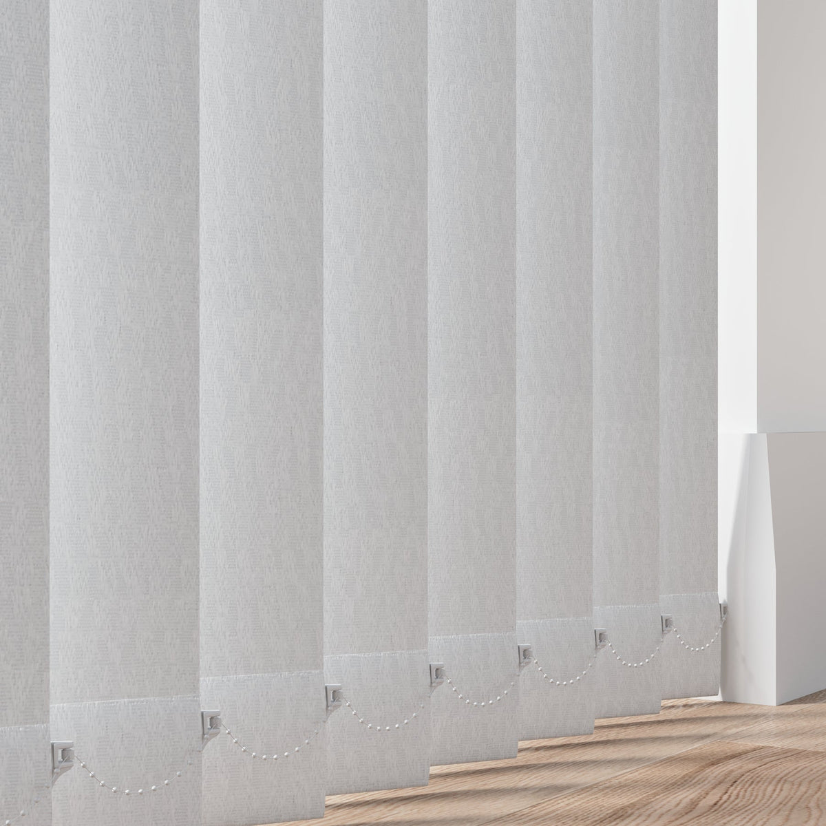 Emery White Vertical Replacement Blind Slat