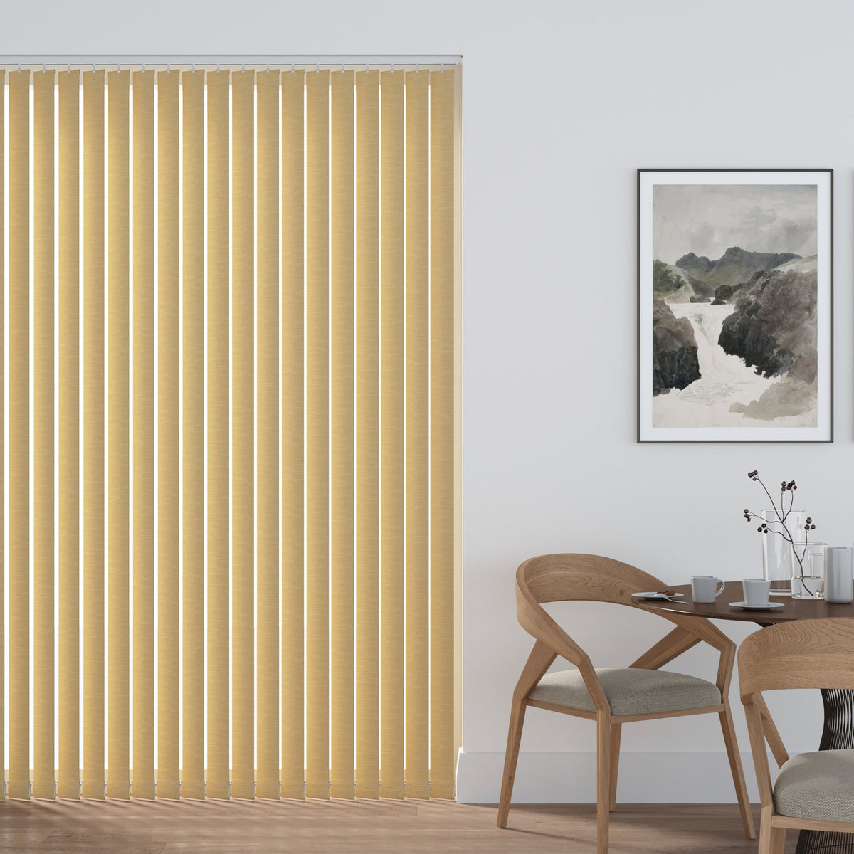 Linenweave Hessian Vertical Replacement Blind Slat