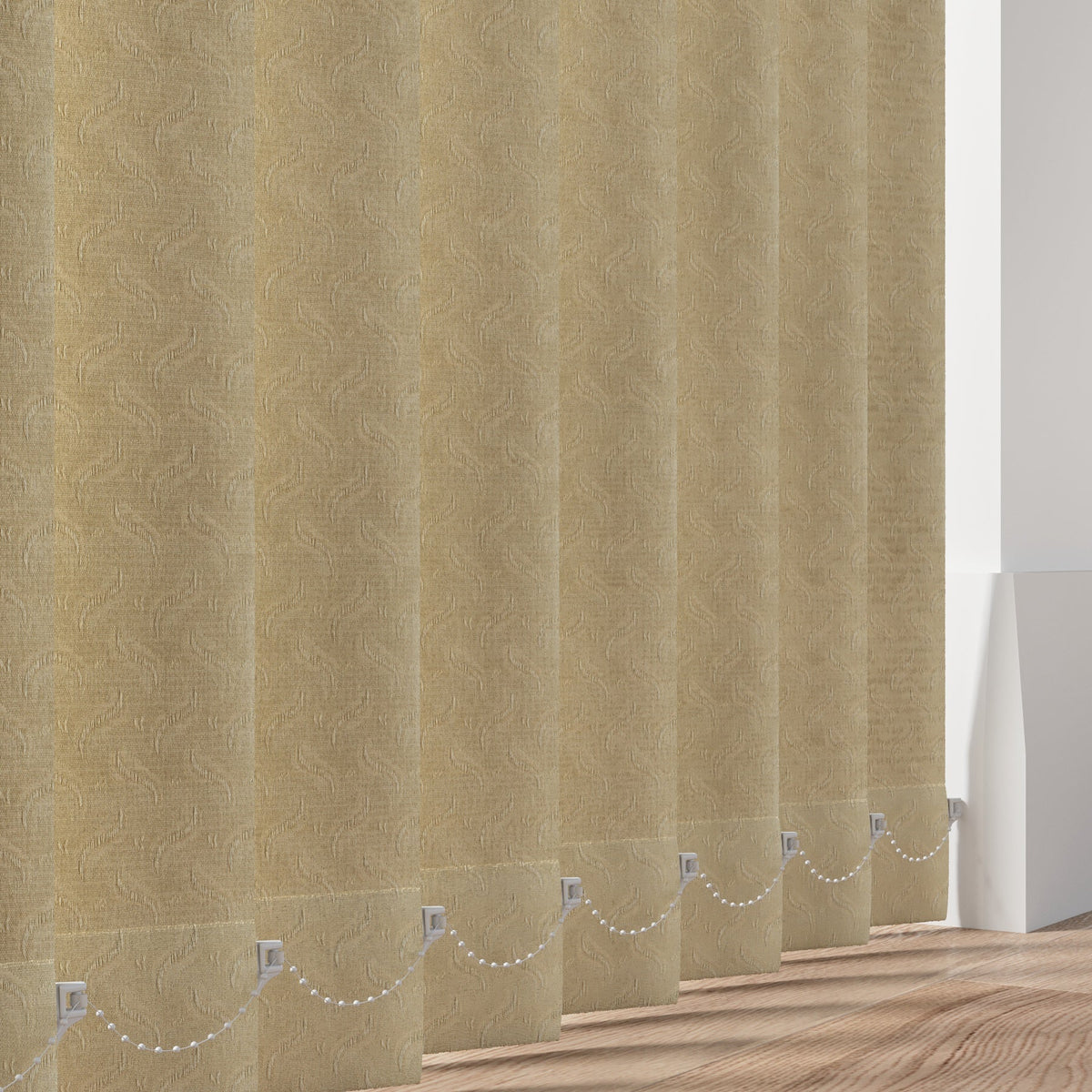 Dolphin Ivory Vertical Replacement Blind Slat