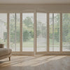Shutter Blinds for Patio Doors: Tracking Panels Across a Wide Opening