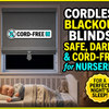 Cordless Blackout Blinds: Safe, Dark and Cord-Free for Nurseries