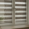 Perfect Fit Day and Night Blinds: Zebra Fabric in a Clip-In Frame