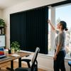 Blackout Vertical Blinds: Light Control for Big Windows and Patio Doors