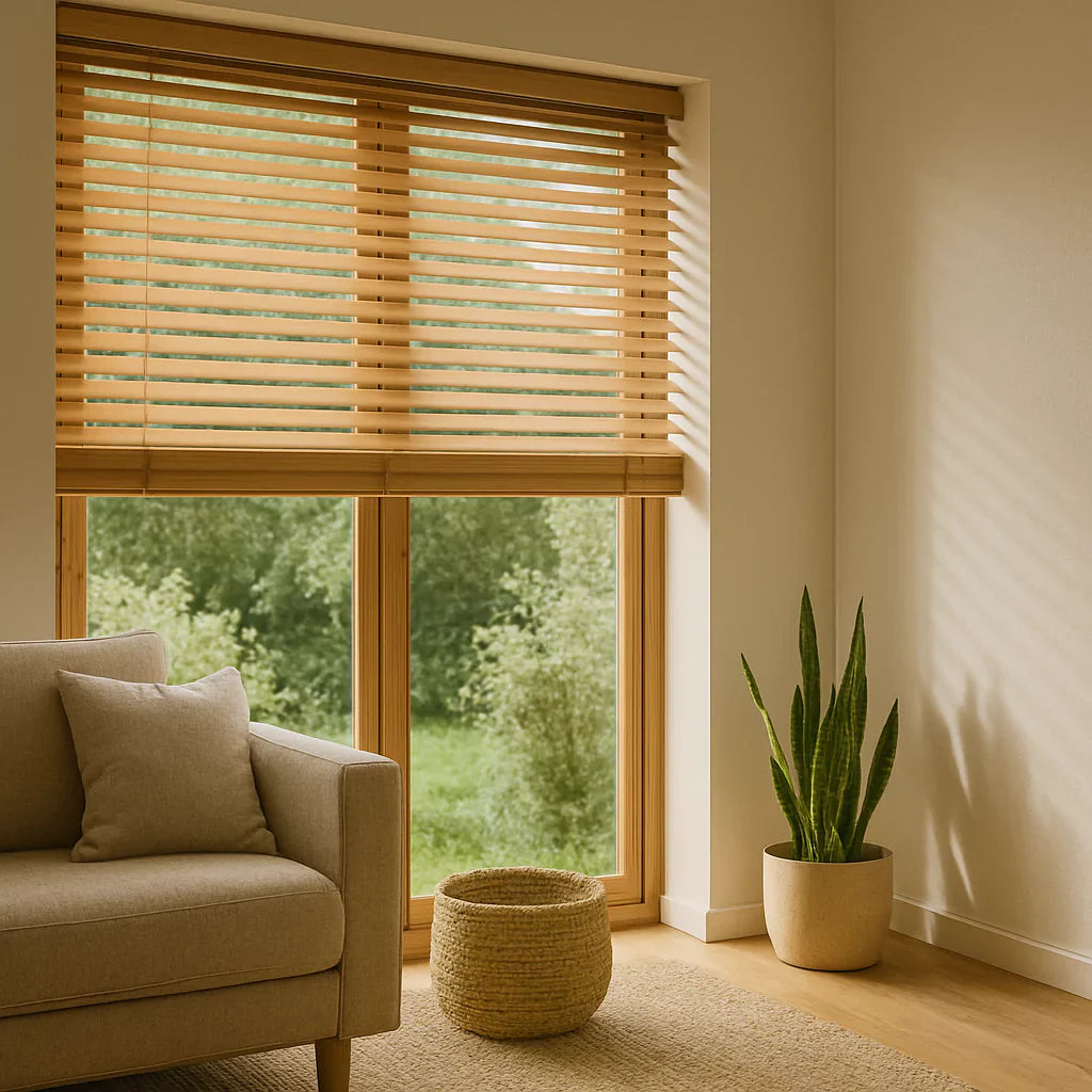 Eco-Friendly Wooden Blinds: Sustainable Style for Your Home– 1Clickblinds