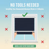 No Tools Needed: Installing Your Honeycomb Blackout Blinds in 5 Minutes