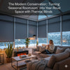 The Modern Conservatory: Turning a 'Seasonal Room' into Year-Round Space with Thermal Blinds